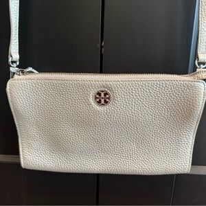 Tory Burch Silver Crossbody Bag